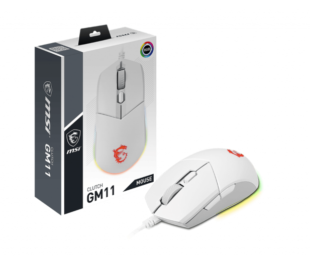 MSI Clutch GM11 (biały) - 712910 - zdjęcie 5